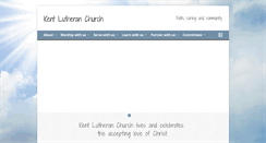 Desktop Screenshot of kentlutheran.org